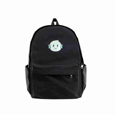 China Waterproof Wholesale 15'' Black Hot Sale Functional Large Fashion Pack Leisure Sports Bag High School Backpack with Logo for sale