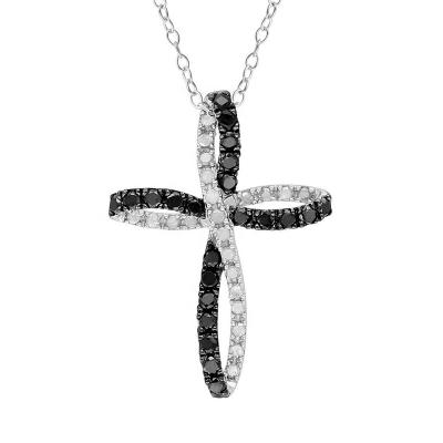 China New Products CLASSIC Jewelry Wholesale Necklace New Products Black Friday Cross Pendant 925 Silver Necklace for sale