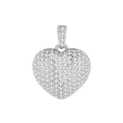 China CLASSIC Jewelry Sets For Women Silver Heart Pendant Necklace Silver Heart Pendants for sale