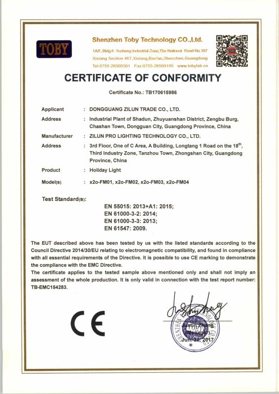 CE - Shenzhen Zilun Electronic Co., Ltd