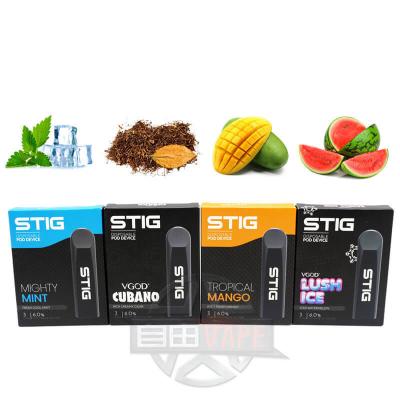 China order quantity 2019 Amazon hot sale stig disposable electronic cigarette from Vgod stig brand for sale