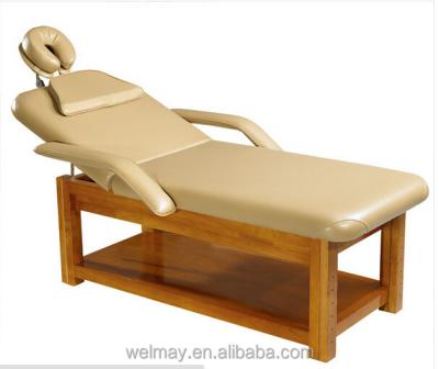 China New Modern Wooden Massage Table Massager Facial Bed Designs for sale