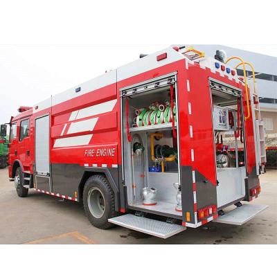 China Shaanxi Shacman Mini Firefighter Truck Small Fire Truck Water Tanker Truck 9625x2500x3660 for sale