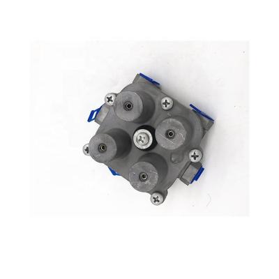 China Shaanxi Shacman Aluminum Truck Spare Parts Four Circuit Protection Valve for sale