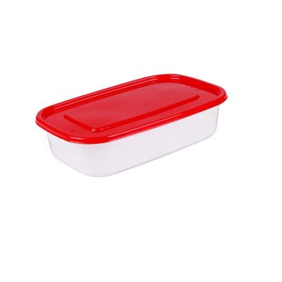 China New Style Eco Friendly Disposable Plastic Sushi Takeout Microwavable Food Packaging Japanese Bento Lunch Box for sale