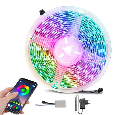 China Rgb App Control Waterproof Strip Light Flexible Aluminum Colorful Strips for sale