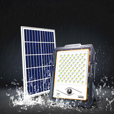 China Solar camera LED flood lights CCTV home WIFI with 1080P camera for sale