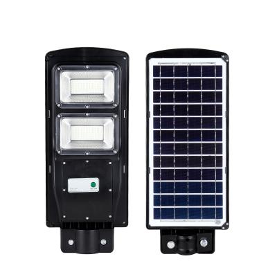 China SKD solar led street light 60W all in one outdoor light 10000mAH for sale