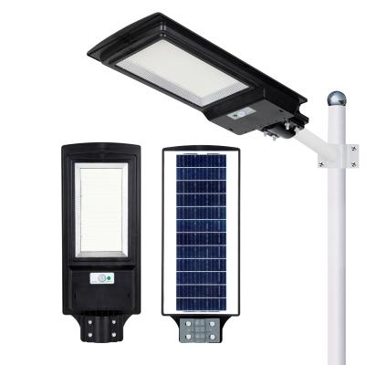 China Outdoor Led Solar Street Light Ip65 Waterproof Powered Street Lights With Remote Control for sale