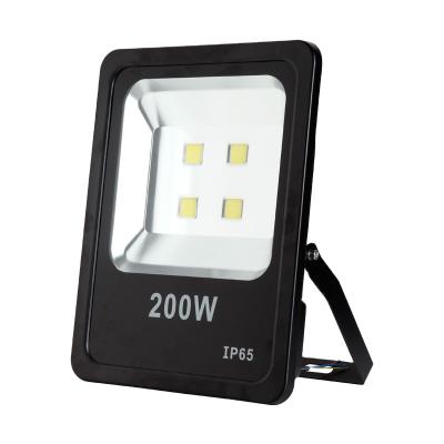 China Cob 200w AC85-265V White Color Aluminum Waterproof IP65 Outdoor Led Flood Light for sale