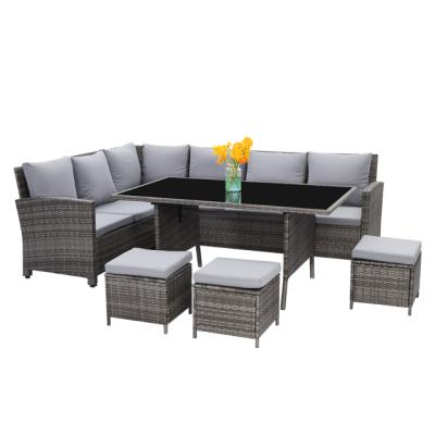 China Durable Outdoor Modern Garden Chair Sofa Furniture Set for sale