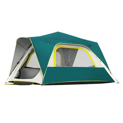 China Extended Type Factory Camping Tent 3-4 Person Pop Up Waterproof Outdoor Tents for sale