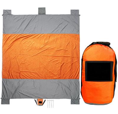 China Double Size Waterproof Extra Large Portable Picnic Nylon Waterproof Outdoor Blanket For Aldi for sale