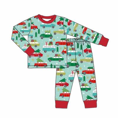 China Halloween Christmas Baby Casual Pajamas Sets Autumn Print Children Sleepwear Kids Holiday 2pcs Outfit for sale