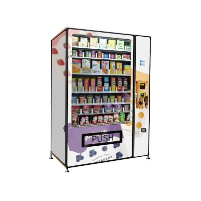 China Factory subway station cheap smart automatic snack fast frozen food vending machine from china directly for sale