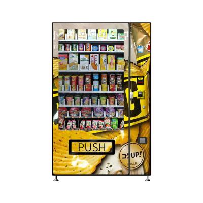 China Metro station factory sale temperature adjustable vending machine snacks drink combo for commerce for sale