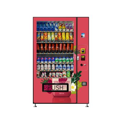 China Professional Manufacturer Metro Station Combo Vending Machine for Cold Beverage Drinks Food and Snacks for sale