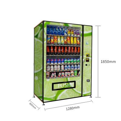 China Metro Station Factory Supply Capacity 300-800 Pcs Bottle Cold Water Drink Vending Machine for sale