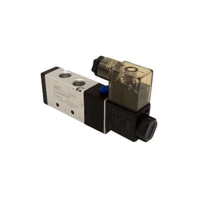 China Garment Shops 4V Type Pneumatic Solenoid Valve 2 Position 5 Way 220V 110V 24V Pneumatic Solenoid Valve Series AIRTAC Voltage for sale