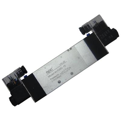 China Garment Shops 4V Series Pneumatic Valve G1/8” 1/4” 3/8” 1/2” G1” 3 Position 5 Way Aluminum Alloy Pneumatic Control Solenoid Valves for sale