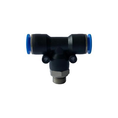 China Building Material Shops Pneumatic Components Quick Connect Plastic Tube Fittings Air PU Pneumatic Tube Fitting Quick Connect Pneumatic Fittings for sale