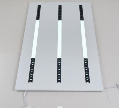 中国 600*1200mm Anti Glare flat panel led ceiling light suspended ceiling led panel light 80W 8000LM 36+120° beam 販売のため