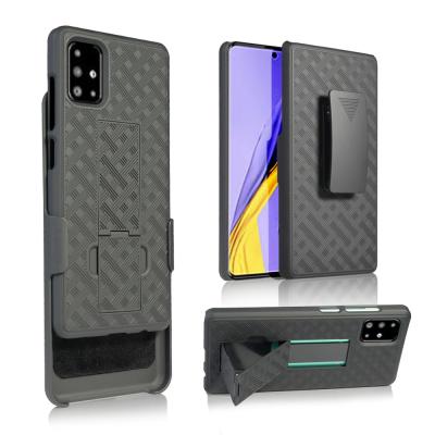 China Belt Pattern Armor Double Layer Combo Phone Case Shockproof Rugged Clip Case For Samsung xcover 5 for sale