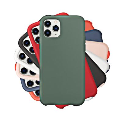 China Designed For iPhone 11 Liquid Silicone Gel Rubber Bumper Wholesale Cheap Cell Phone Cases Sellers For iPhone 11 for sale