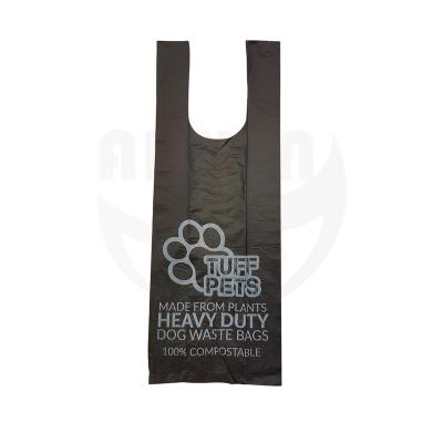 China Sustainable Biodegradable Compostable Dog Poop Waste Bag 100% Biodegradable / Compostable Plastic Poop Bag for sale