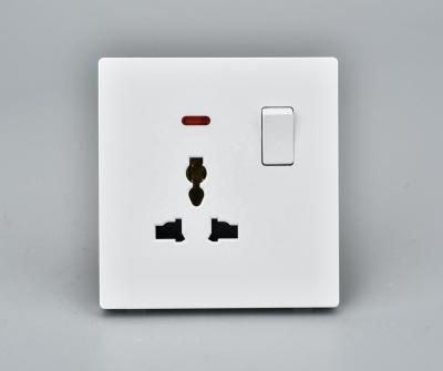 China Bedroom 1 2 3 Gang Push Button Lamp Switch Bedroom Use Wall Switches And 250v Electrical Outlets for sale