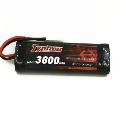 China TYPHON 7.2V 3600mAh Ni-MH SC Rechargeable Battery with Tamiya for sale