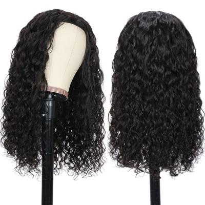 China Silky Straight 100% Virgin Brazilian Hair Headband Wigs, Cheap Wholesale Natural Hair Wigs For Black Women, None Lace Wigs for sale