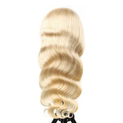 China Blonde Brazilian Body Wave Human Hair HD Lace Front Wigs, 613 HD Full Lace Wig Human Hair Glueless HD Lace Wig With Baby Hair for sale