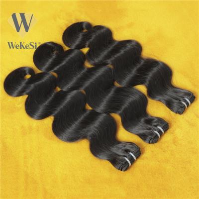 China Cheap Price 100% Real Body Wave Brazilian Remy Virgin Human Hair Extension Weft 3 Bundles Body Wave Wholesale for sale