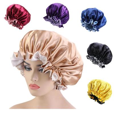 China MOQ Women Hair Accessories Waterproof Satin Silk Stocking Cowl With Custom Logo for sale