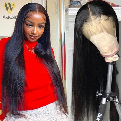 China Silky Straight Wave Hd 13x6 Lace Up Cheap Wholesale Women Front Lace Human Hair Wig Virgin Hair Wigs Brazilian Frontal Wigs Vendor for sale