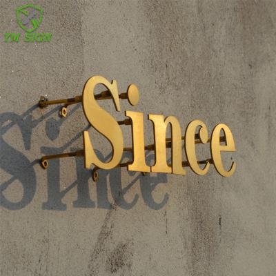 China Building Maker Custom Home Decorative Numbers Metal Alphabet Letters for sale