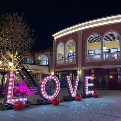 China Buildings Like Decor Led Light Letters / Outdoor Large Led Letters for sale