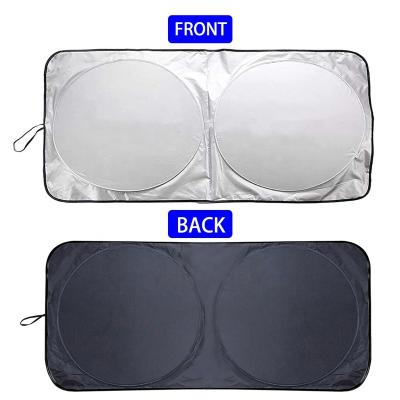 China Wholesale Factory Car Sports Auto Windshield Sunshade UV Protection Car Windshield Sunshade One Way for sale