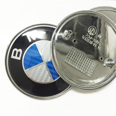 China 82mm 74mm Car AC E46 F10 F20 F30 Easy Removable Good Quality Car Sticker Hood Front Rear Boot Emblem Badges Logo Sticker For BMW ALPINA Hamann for sale