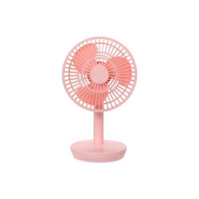 China New Wholesale USB Household Electric Fan Custom Desktop Mini Rechargeable Portable Fan For Summer for sale