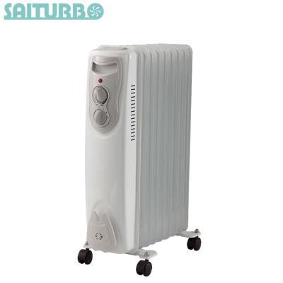 China Bathroom Storage Oil Filled Radiant Burning Electric Heaters Small For Indoor Use Oil Radiator Heater for sale