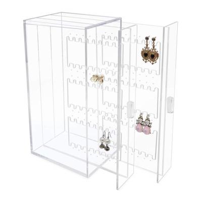 China Fashion Women Jewelry Necklace Storage Box Organizer Earing Display Rack for sale