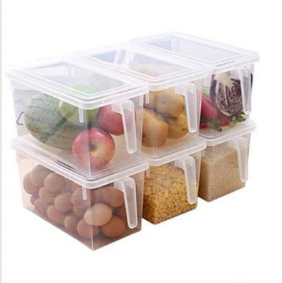 China Viable Kitchen Storage Box Clear Grains Beans Storage Contain Sealed Organizer Food Container Refrigerator Home Storage Boxes for sale