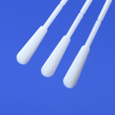 China PP Flocking Oral Swabs Throat Swabs Sterilized Nylon Swabs Individually Wrapped For Pharynx for sale