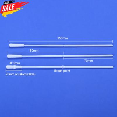 China 100% Nylon Best Selling Sterile Individual Packing Nylon Naso Pharyngeal Flocking Assembled Oronasal Swab for sale