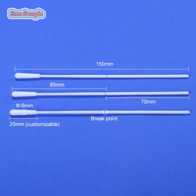 China New Arrival 100% DNA Specimen Nasal Swabs Nylon Disposable Pharyngeal Nose Sampling Test On for sale