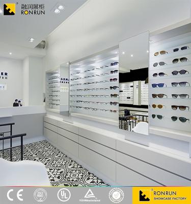 China Fashion simple design for sun glasses shop decoration display stand showcase for optical store for sale