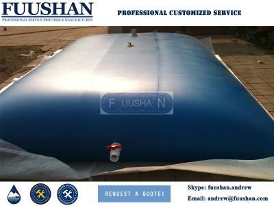 China Fuushan 20000L Collapsible Fuel Bladder Long Lifespan Uv/ Heat/ Corrosion Resistance Tpu Oil Storage Tank for sale