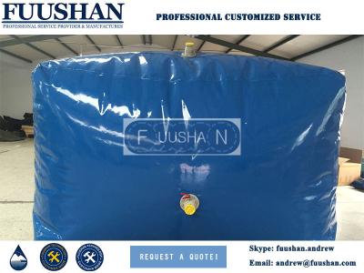 China FUUSHAN Pillow / Onion / Inflatable Type Water Storage Tank 5000 Gallon Soft Flexible Water Tank for sale